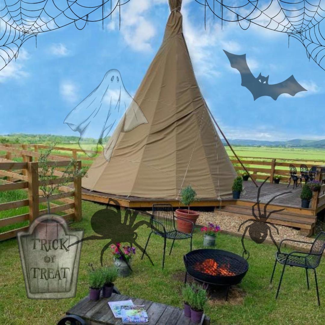 Burtree House & Retreats Tipi With Secluded Hot Tub Hotel Thirkleby Buitenkant foto